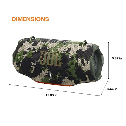 JBL Xtreme 4 - Portable Bluetooth Speaker, Powerful Sound and Deep Bass, IP67 Waterproof, 24 Hours of Playtime, Powerbank, Auracast for Multi-Speaker Pairing (Black)|B0CTP191Z3