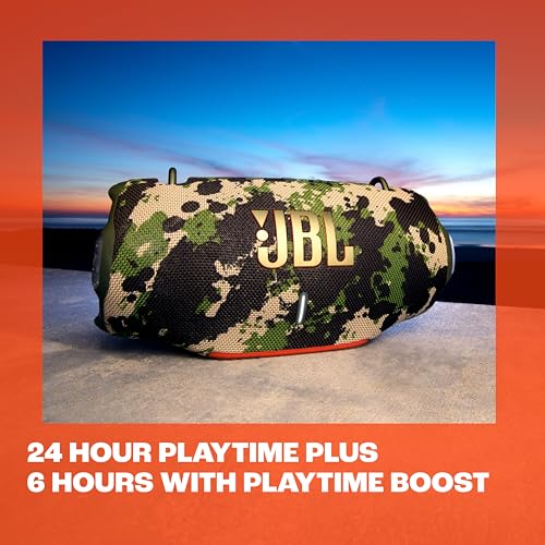 JBL Xtreme 4 - Portable Bluetooth Speaker, Powerful Sound and Deep Bass, IP67 Waterproof, 24 Hours of Playtime, Powerbank, Auracast for Multi-Speaker Pairing (Black)|B0CTP191Z3